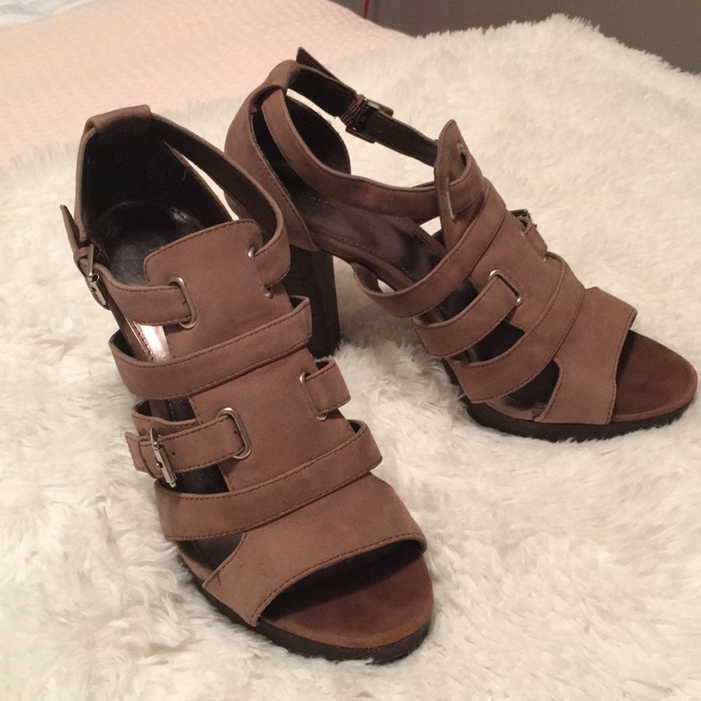 Strappy heels